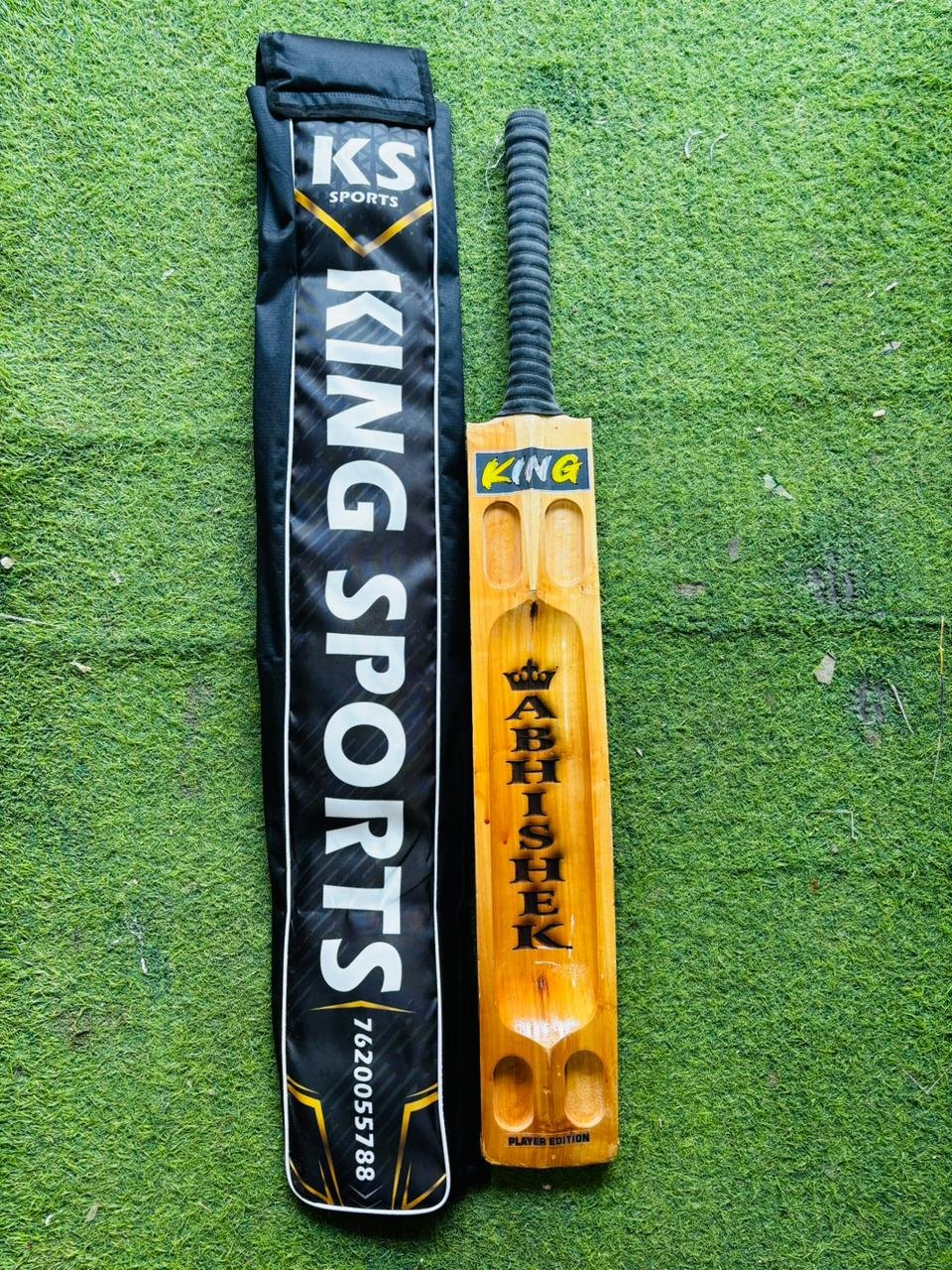 KING Sports Player Edition Hard Tennis Cricket Bat